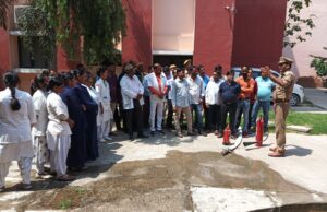 जिला महिला चिकित्सालय में मॉकड्रिल का दिया गया प्रशिक्षण