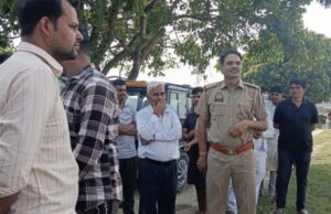 अधिकारियों ने दुबारी को थाना बनाने के मानकों का किया परीक्षण.
