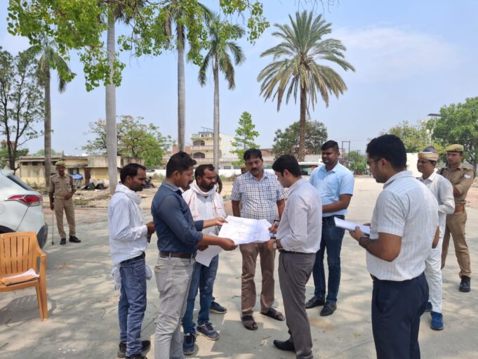 जिलाधिकारी ने औद्योगिक पार्क निर्माण कार्यों का किया निरीक्षण, कार्यों में तेजी लाने के दिए निर्देशष