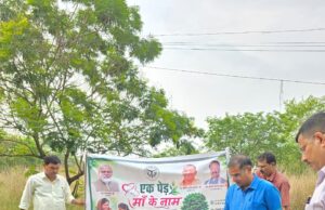मुख्य विकास अधिकारी ने विकास भवन परिसर में किया वृक्षारोपण