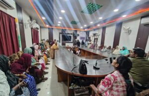 मिशन शक्ति के अंतर्गत चौपाल लगाकर महिलाओं को किया गया जागरूक