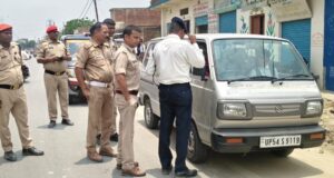 26 वाहन चालान 1 सीज स्कूल प्रबंधन में मचा हड़कंप