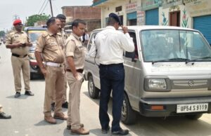 26 वाहन चालान 1 सीज स्कूल प्रबंधन में मचा हड़कंप