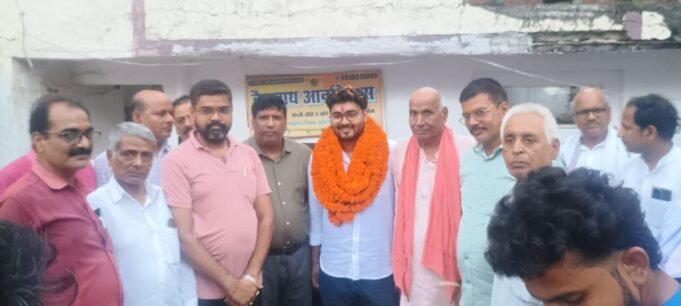 मधुबन के लाल हिमांशु वर्मा का डिपार्टमेंट ऑफ एटॉमिक एनर्जी में वैज्ञानिक पद पर चयन, व्यापार मंडल ने किया भव्य स्वागत