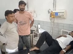 चार पहिया वाहन और टेंपो की टक्कर में भाई-बहन घायल