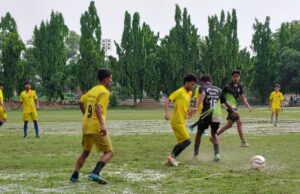 प्रदेश स्तरीय समन्वय जूनियर बालक फुटबॉल प्रतियोगिता में रोमांचक मुकाबले, विभिन्न मंडलों ने दर्ज की शानदार जीत