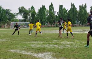 प्रदेश स्तरीय जूनियर बालक फुटबॉल प्रतियोगिता के क्वार्टर फाइनल मुकाबले संपन्न