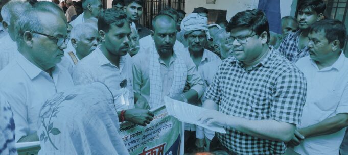 समाजवादी जन परिषद ने जन समस्याओ को लेकर एसडीएम को सौंपा ज्ञापन