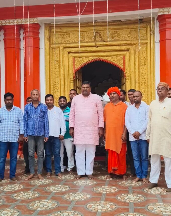 लक्ष्मण मंदिर के पर्यटन विकास कार्य का विधायक रामविलास चौहान ने किया भूमि पूजन