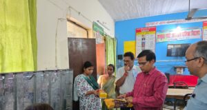 मुख्य विकास अधिकारी ने राजकीय कस्तूरबा गांधी विद्यालय का किया औचक निरीक्षण